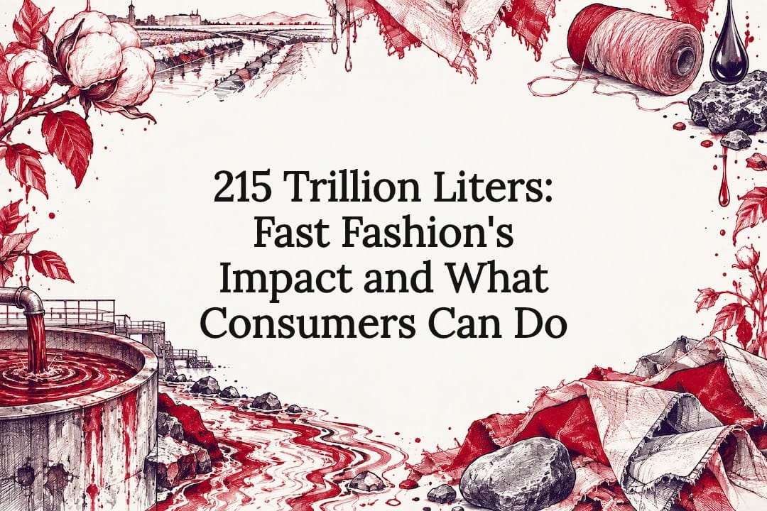 Decorative fast fashion impact title card