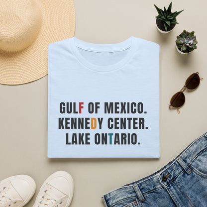 FDT Lake Ontario Gulf of Mexico Tee Kennedy Center Hidden message sweatshirt, Election protest apparel