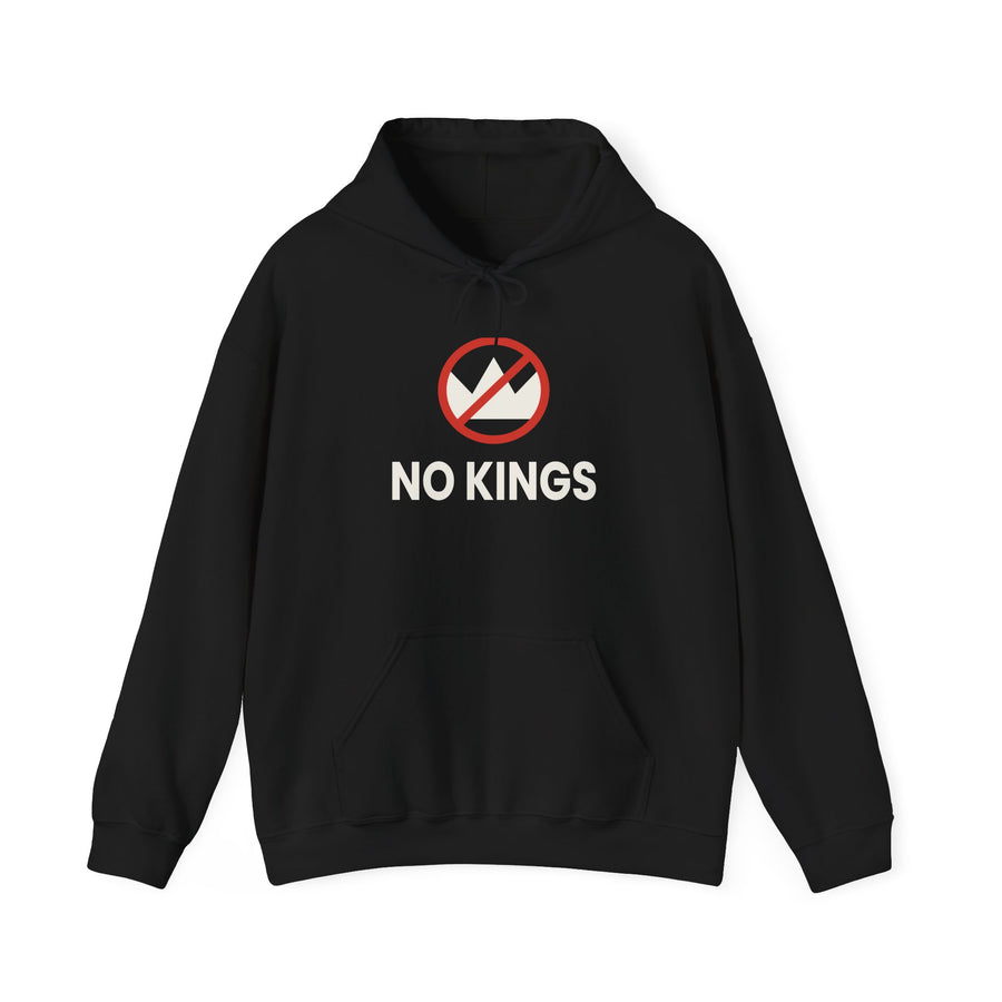 No Kings graphic hoodie | Protest emblem sweatshirt