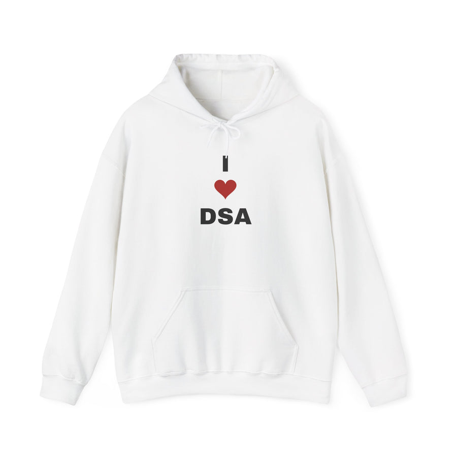 I love DSA Hoodie | Data Structures Algorithms Sweatshirt