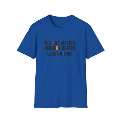 FDT Lake Ontario Gulf of Mexico Tee Kennedy Center Hidden message sweatshirt, Election protest apparel