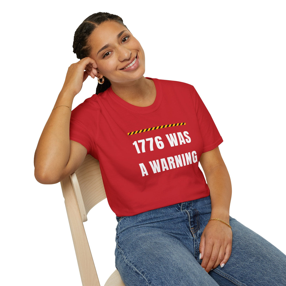 1776 Was a Warning T-Shirt – No Kings Protest Tee, Anti Trump Patriotic Shirt - Left 4 Left