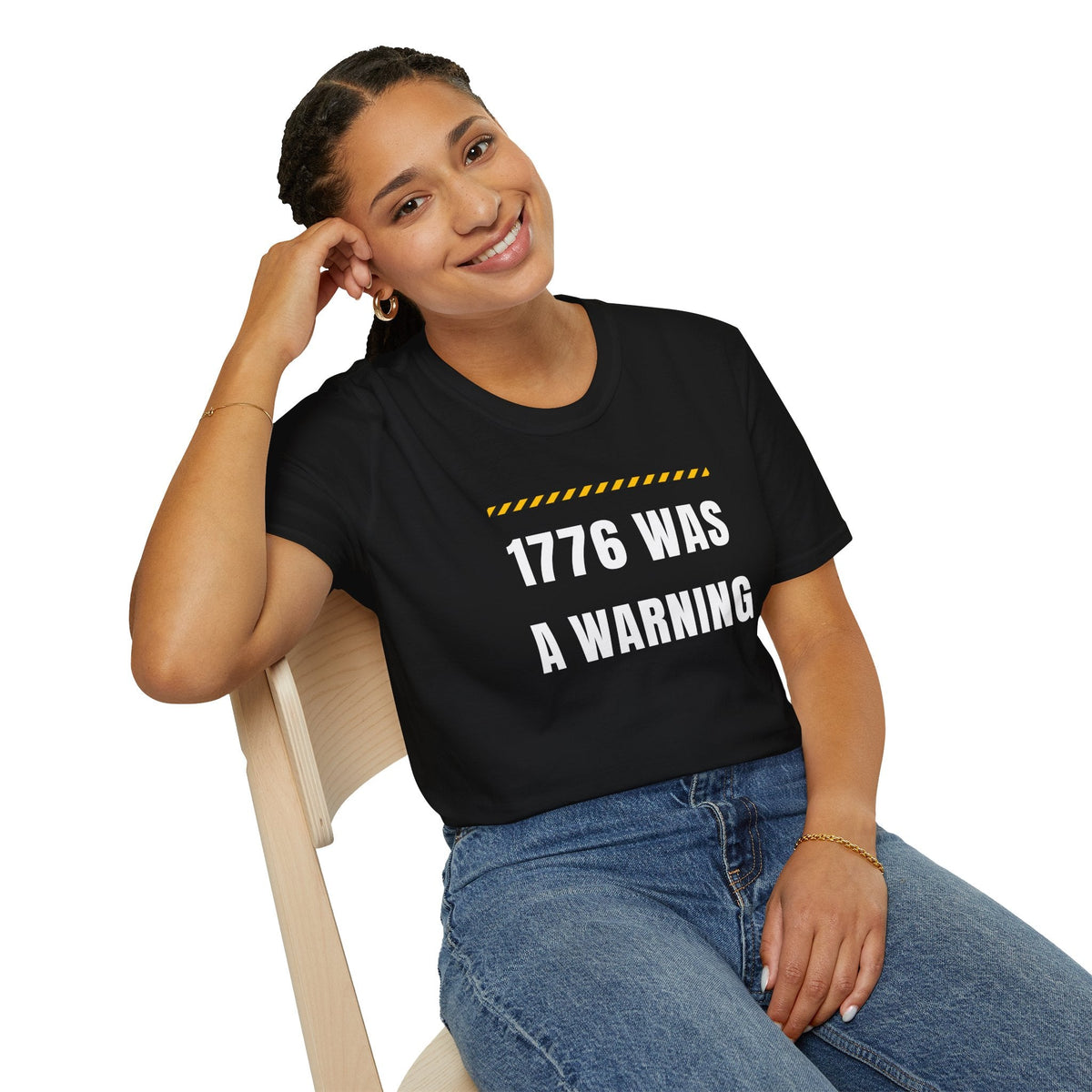 1776 Was a Warning T-Shirt – No Kings Protest Tee, Anti Trump Patriotic Shirt - Left 4 Left