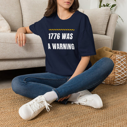 1776 Was a Warning T-Shirt – No Kings Protest Tee, Anti Trump Patriotic Shirt - Left 4 Left