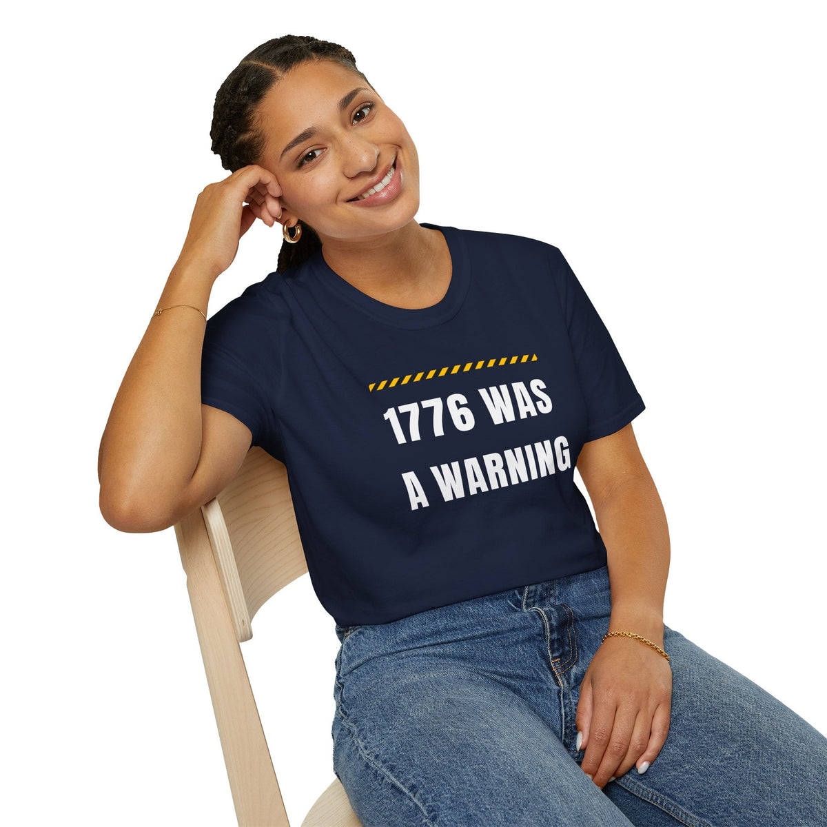 1776 Was a Warning T-Shirt – No Kings Protest Tee, Anti Trump Patriotic Shirt - Left 4 Left