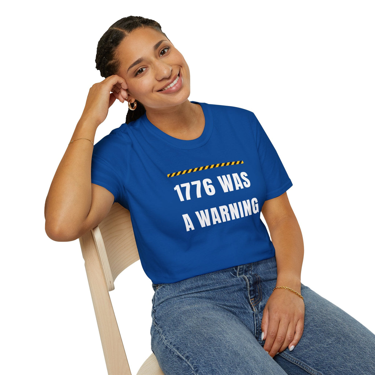 1776 Was a Warning T-Shirt – No Kings Protest Tee, Anti Trump Patriotic Shirt - Left 4 Left