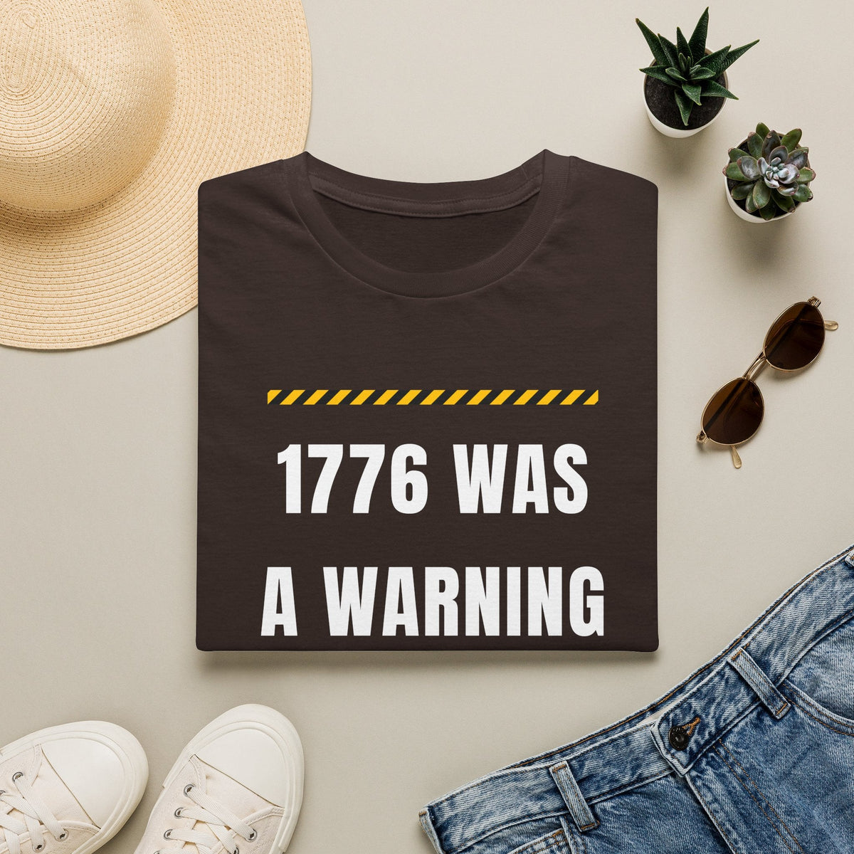 1776 Was a Warning T-Shirt – No Kings Protest Tee, Anti Trump Patriotic Shirt - Left 4 Left