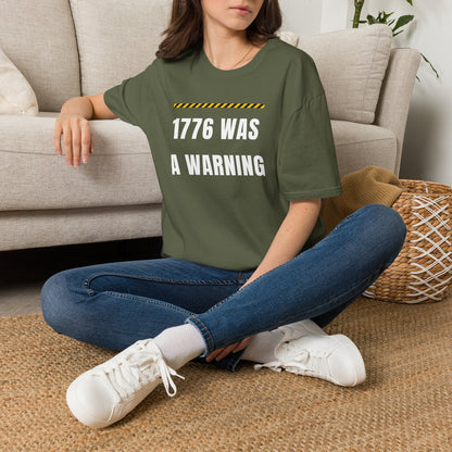1776 Was a Warning T-Shirt – No Kings Protest Tee, Anti Trump Patriotic Shirt - Left 4 Left