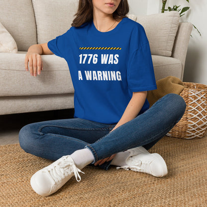 1776 Was a Warning T-Shirt – No Kings Protest Tee, Anti Trump Patriotic Shirt - Left 4 Left