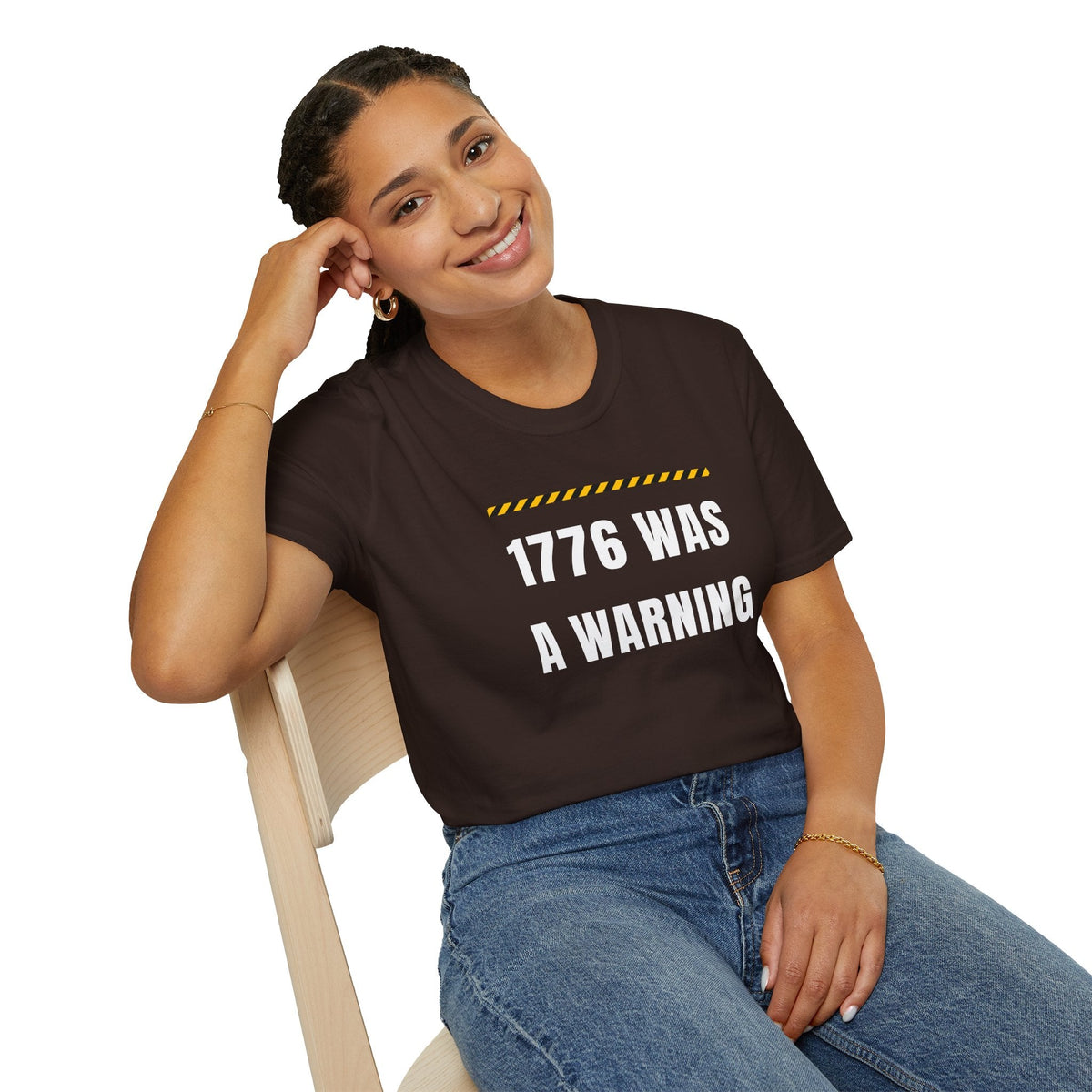 1776 Was a Warning T-Shirt – No Kings Protest Tee, Anti Trump Patriotic Shirt - Left 4 Left