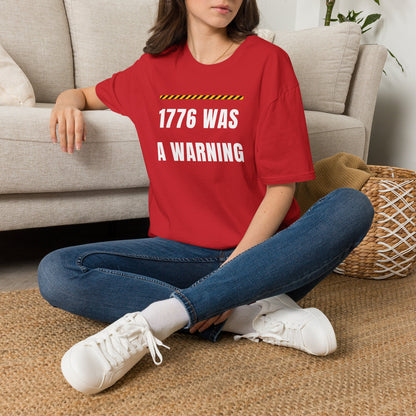 1776 Was a Warning T-Shirt – No Kings Protest Tee, Anti Trump Patriotic Shirt - Left 4 Left