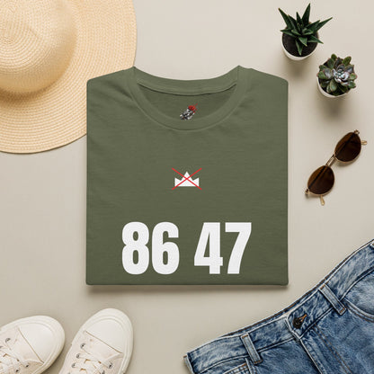 86 47 Shirt | No Kings Protest Tee | Anti Trump Political Shirt | Activist T-Shirt - Left 4 Left