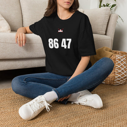 86 47 Shirt | No Kings Protest Tee | Anti Trump Political Shirt | Activist T-Shirt - Left 4 Left