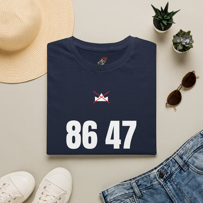86 47 Shirt | No Kings Protest Tee | Anti Trump Political Shirt | Activist T-Shirt - Left 4 Left