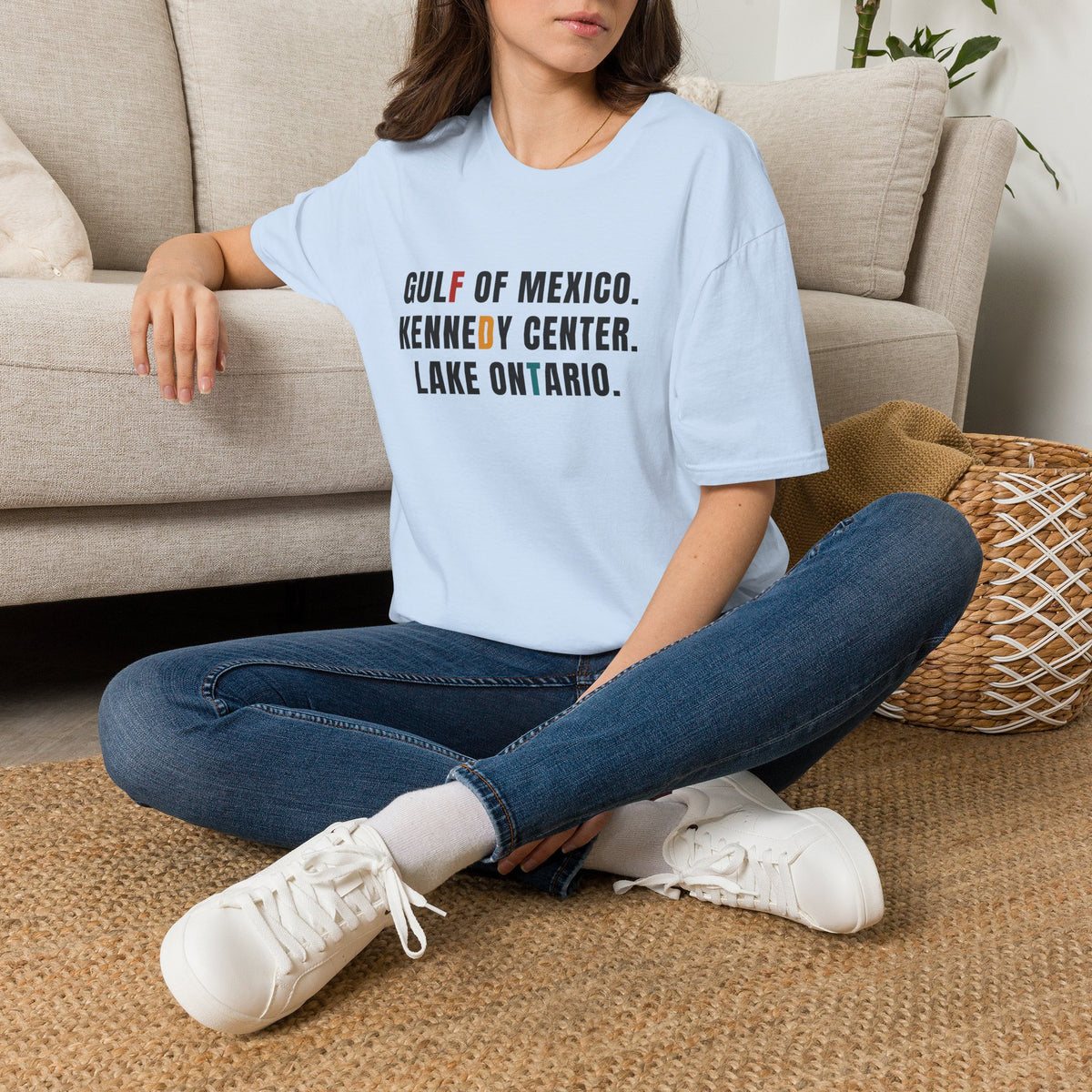 FDT Lake Ontario Gulf of Mexico Tee Kennedy Center Hidden message sweatshirt, Election protest apparel