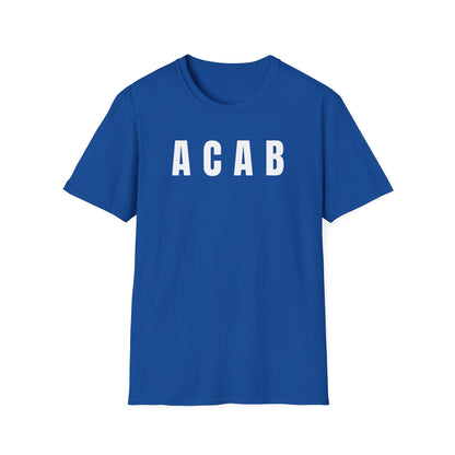 ACAB T-Shirt - All Cops Are Bastards Tee, Abolitionist Protest Shirt - Left 4 Left