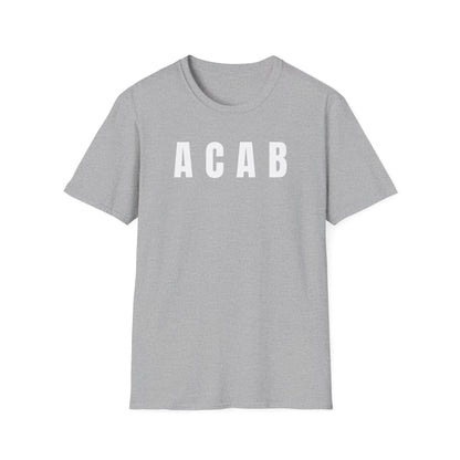 ACAB T-Shirt - All Cops Are Bastards Tee, Abolitionist Protest Shirt - Left 4 Left