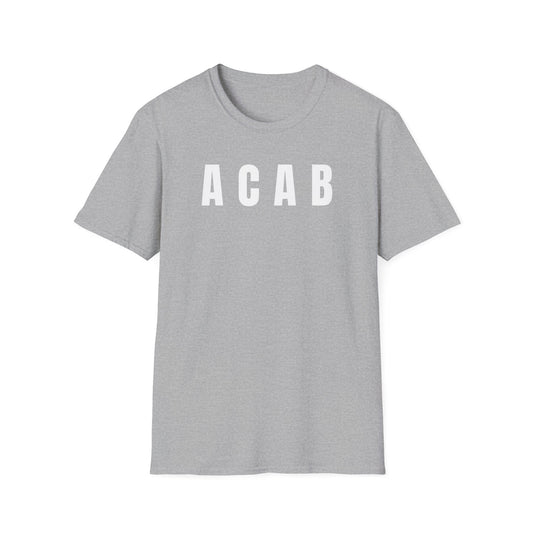 ACAB T-Shirt - All Cops Are Bastards Tee, Abolitionist Protest Shirt - Left 4 Left