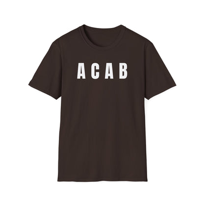 ACAB T-Shirt - All Cops Are Bastards Tee, Abolitionist Protest Shirt - Left 4 Left