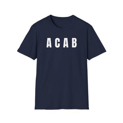 ACAB T-Shirt - All Cops Are Bastards Tee, Abolitionist Protest Shirt - Left 4 Left