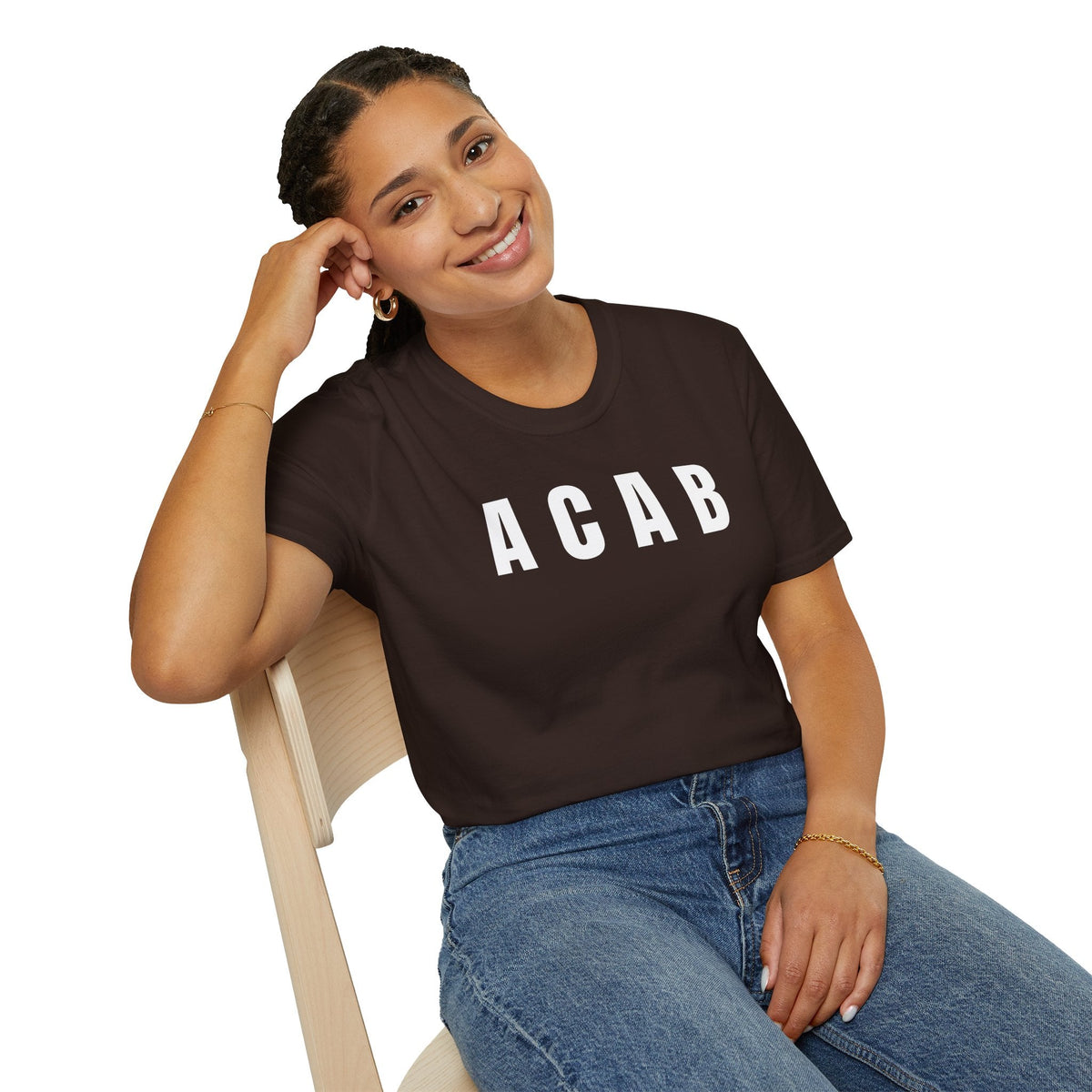 ACAB T-Shirt - All Cops Are Bastards Tee, Abolitionist Protest Shirt - Left 4 Left
