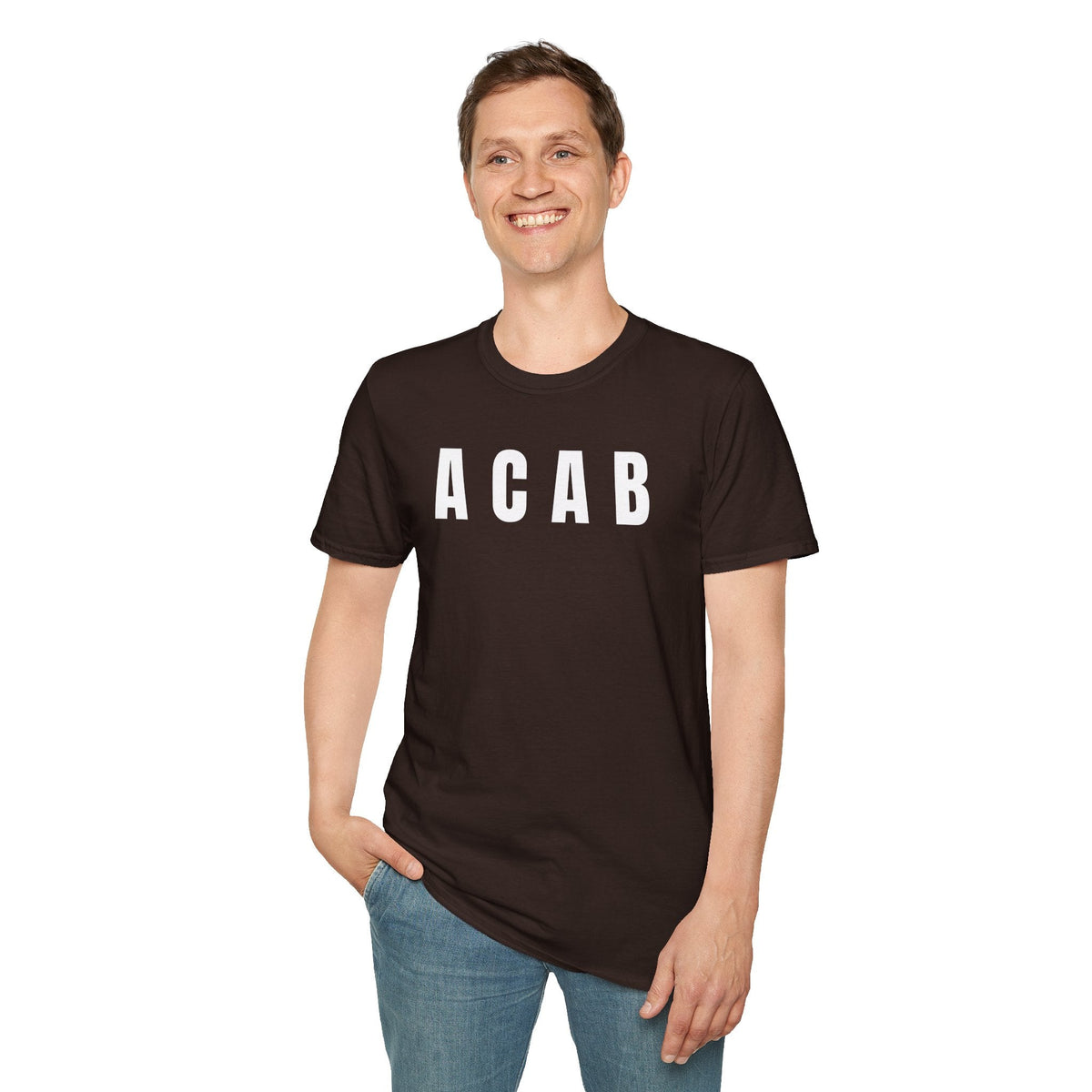 ACAB T-Shirt - All Cops Are Bastards Tee, Abolitionist Protest Shirt - Left 4 Left
