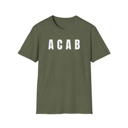 ACAB T-Shirt - All Cops Are Bastards Tee, Abolitionist Protest Shirt - Left 4 Left