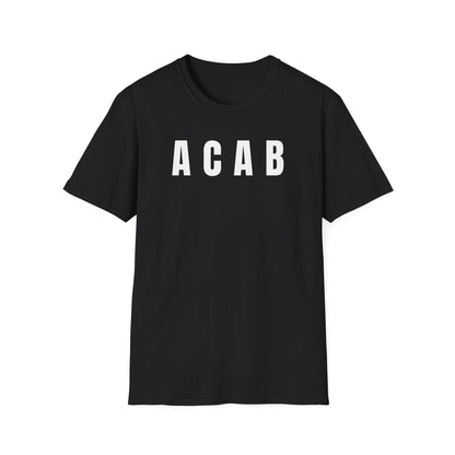 ACAB T-Shirt - All Cops Are Bastards Tee, Abolitionist Protest Shirt - Left 4 Left