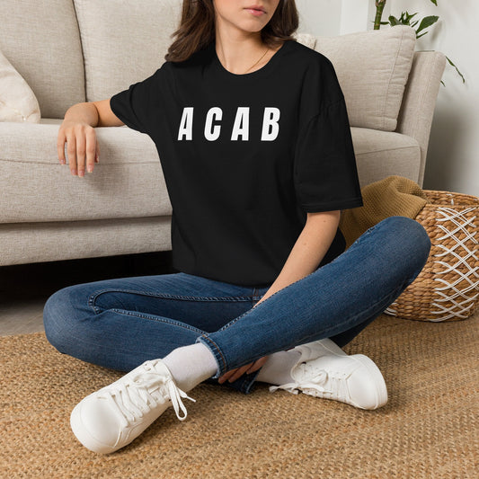 ACAB T-Shirt - All Cops Are Bastards Tee, Abolitionist Protest Shirt - Left 4 Left