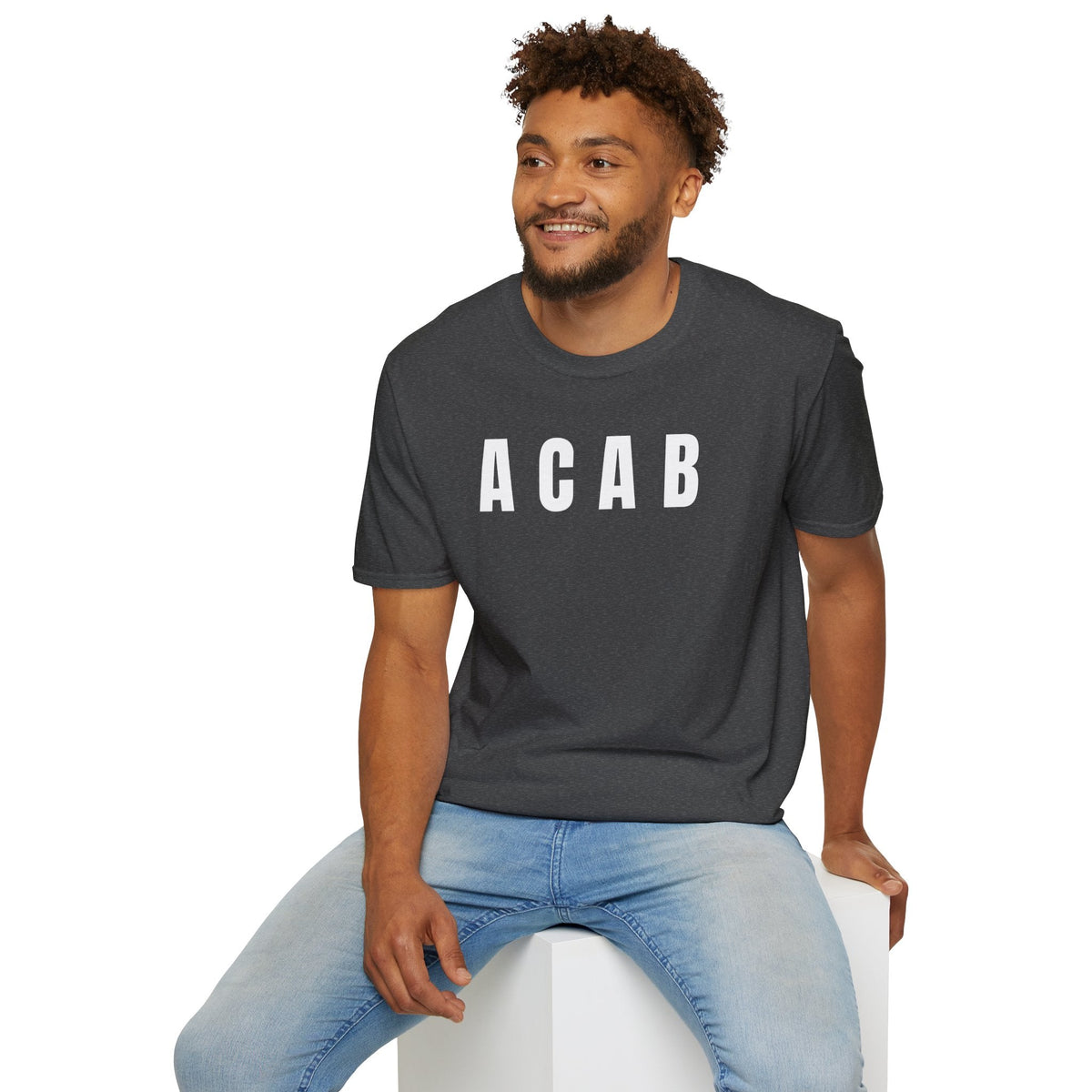 ACAB T-Shirt - All Cops Are Bastards Tee, Abolitionist Protest Shirt - Left 4 Left