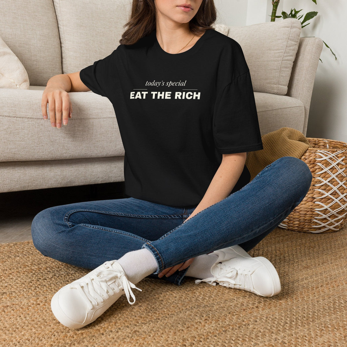 Eat the Rich Shirt - Funny Fine Dining Satire Tee, Todays Special Shirt - Left 4 Left