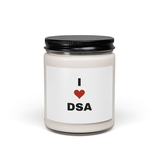 I love DSA Candle | Scented Soy Jar 9oz - Left 4 Left