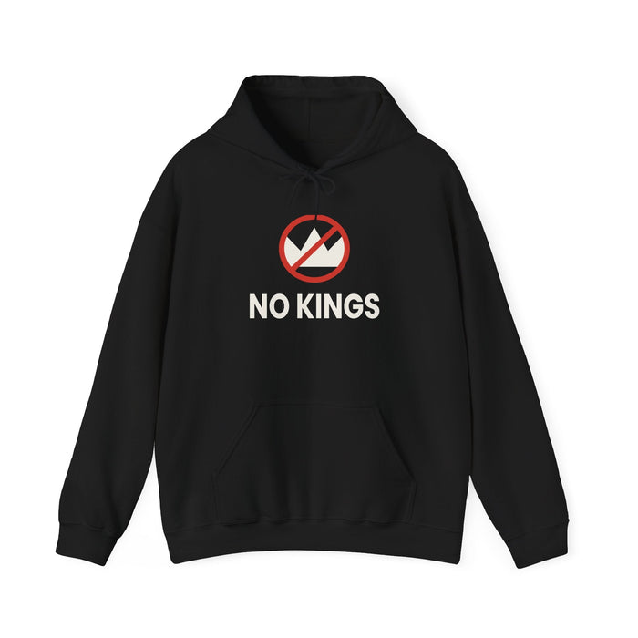 No Kings graphic hoodie | Protest emblem sweatshirt - Left 4 Left